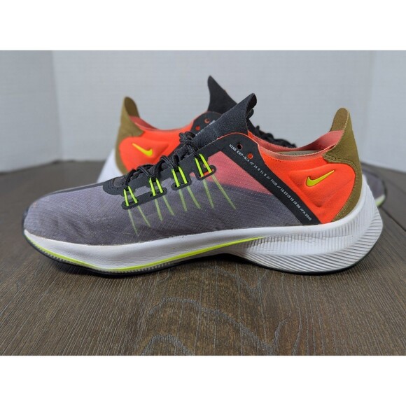 Nike EXP-X14 Running Shoes Sneakers Youth 7Y AJ1927 002 Gray Neon Lightweight - Picture 10 of 16